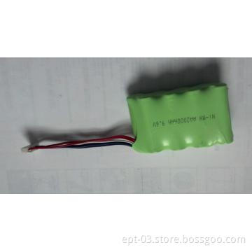 9.6V 2000mah rechargeable NIMH battery pack for UPS